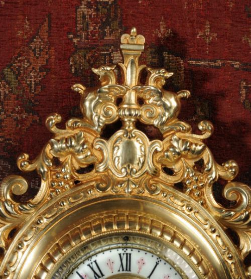 fig 4. Japy Freres Classical Cartel Wall Clock
~ French - Circa 1880 ~
