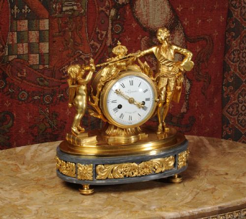 fig 3. Exquisite Early Clock, Succession of Louis XVI, Jean-Baptiste LEPAUTE (1727-1802)Clockmaker to the King