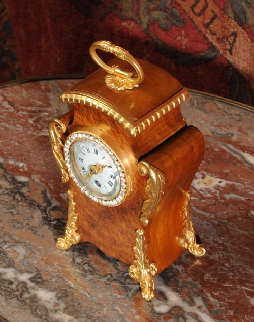 fig 3. Miniature Antique French Boudoir Clock