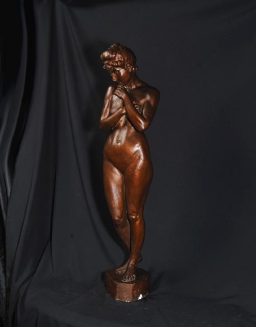 fig 2. Bather Surprised by M. W. Blackden, sculpture in composition