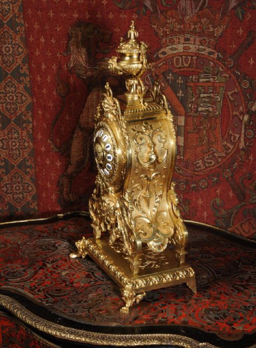 fig 4. Large Gilt Bronze Table Clock