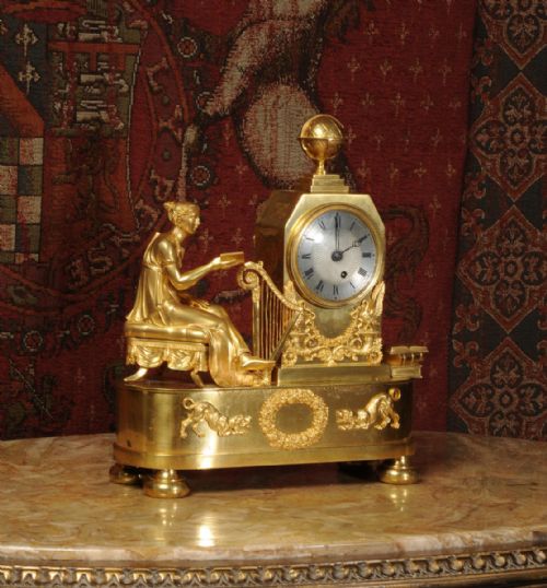 fig 1. English Ormolu Boudoir Clock ~ the art of love
by F Baetens, Gerrard St London