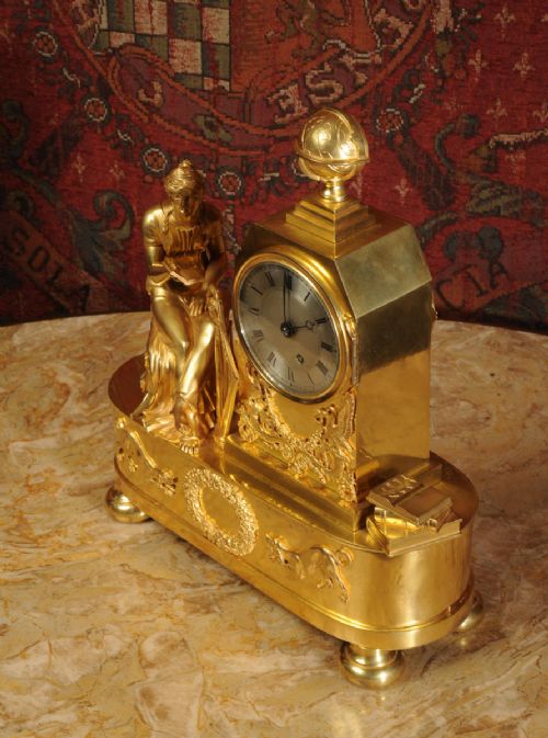 fig 5. English Ormolu Boudoir Clock ~ the art of love
by F Baetens, Gerrard St London