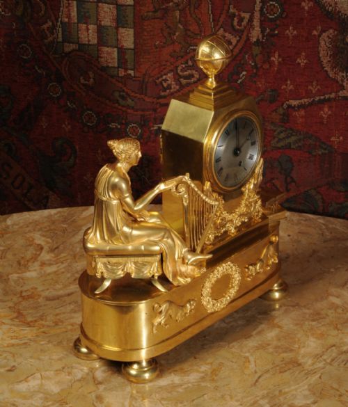 fig 6. English Ormolu Boudoir Clock ~ the art of love
by F Baetens, Gerrard St London