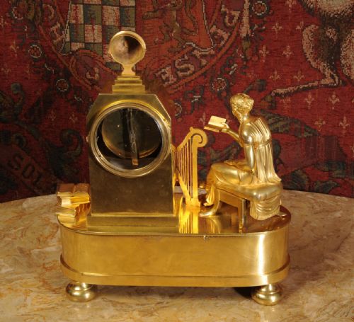 fig 7. English Ormolu Boudoir Clock ~ the art of love
by F Baetens, Gerrard St London