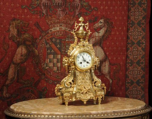 fig 2. Japy Freres Louis XVI Ormolu Boudoir Clock