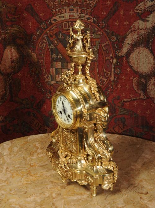 fig 5. Japy Freres Louis XVI Ormolu Boudoir Clock