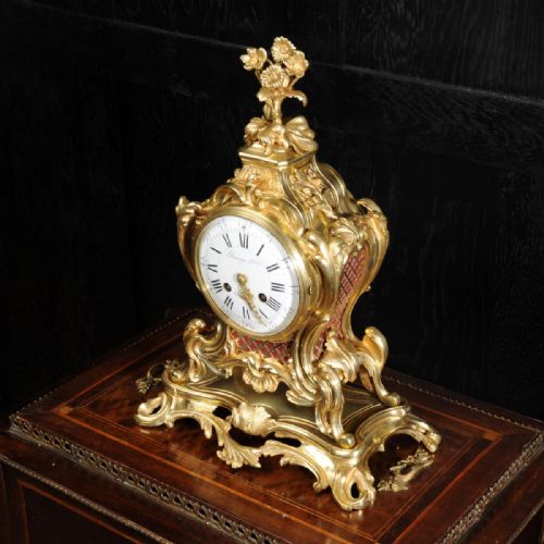 Ormolu Rococo Table Clock
by  Raingo Freres