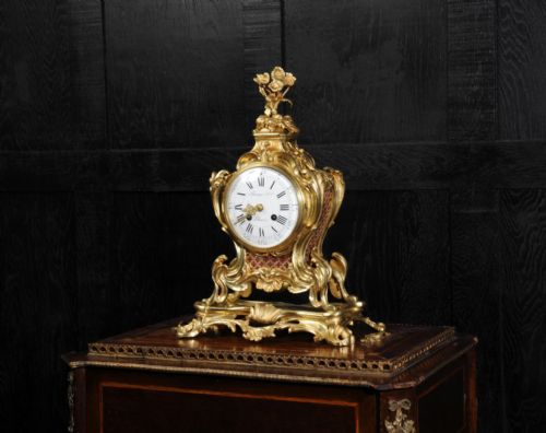 fig 2. Ormolu Rococo Table Clock
by Raingo Freres