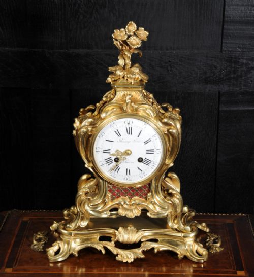 fig 3. Ormolu Rococo Table Clock
by Raingo Freres
