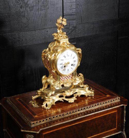 fig 4. Ormolu Rococo Table Clock
by Raingo Freres