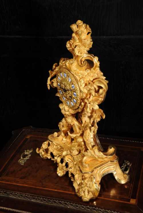 fig 4. Fine and Early Ormolu Clock
by Raingo Freres