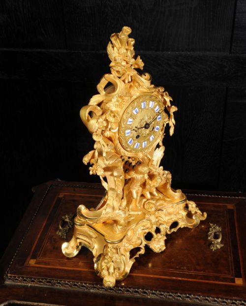 fig 5. Fine and Early Ormolu Clock
by Raingo Freres
