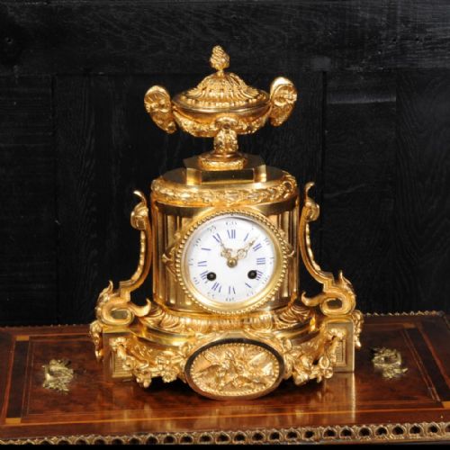 Japy Frères Ormolu Boudoir Clock