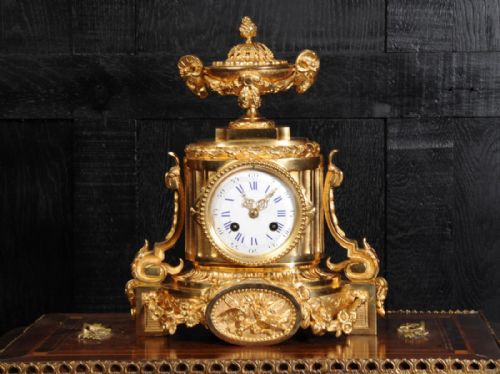 fig 1. Japy Frères Ormolu Boudoir Clock