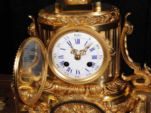 fig 2. Japy Frères Ormolu Boudoir Clock