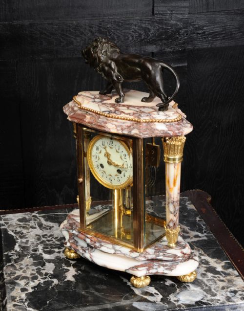 fig 3. Japy Freres Four Glass Regulator Clock
