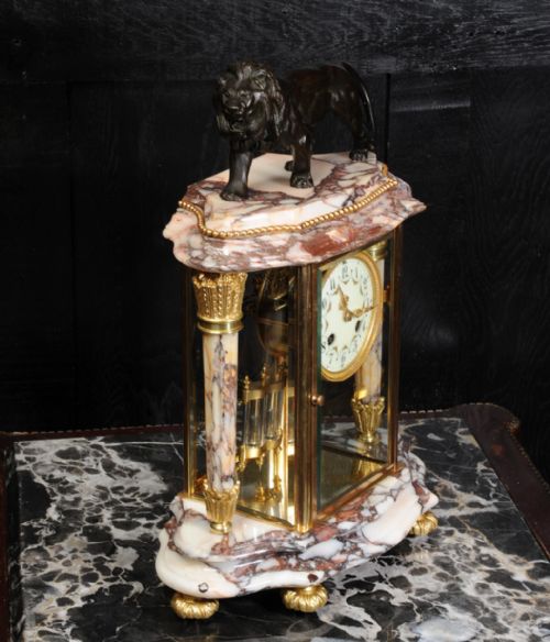 fig 4. Japy Freres Four Glass Regulator Clock
