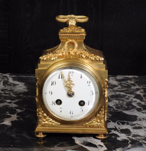 fig 2. French Gilt Bronze Pendule d'Officier