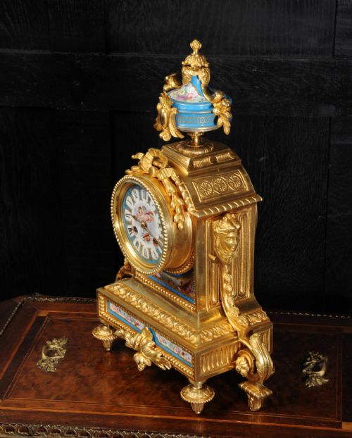fig 3. Japy Frères Sèvres Porcelain and Ormolu Boudoir Clock
