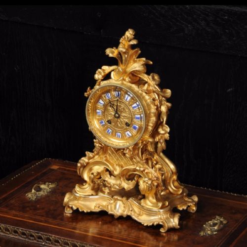 Fine and Early Ormolu Clock by Raingo Frères and Henri Picard of Paris