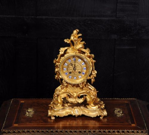 fig 3. Fine and Early Ormolu Clock by Raingo Frères and Henri Picard of Paris