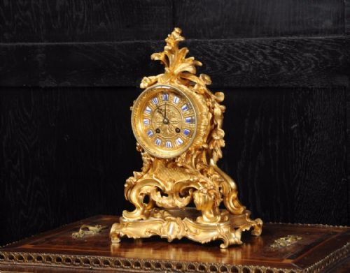 fig 4. Fine and Early Ormolu Clock by Raingo Frères and Henri Picard of Paris