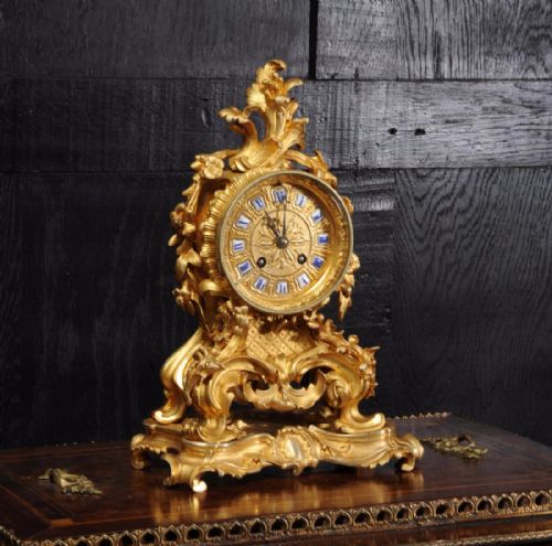 fig 6. Fine and Early Ormolu Clock by Raingo Frères and Henri Picard of Paris