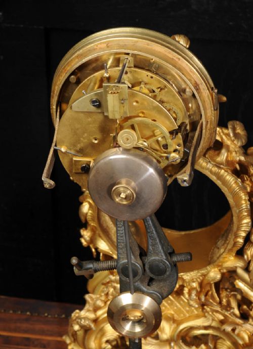 fig 7. Fine and Early Ormolu Clock by Raingo Frères and Henri Picard of Paris