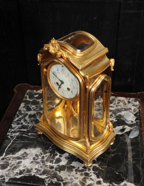 fig 2. Japy Freres Art Nouveau Crystal Regulator