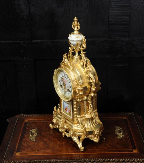 fig 5. Ormolu and Sevres Porcelain Clock by Achille Brocot