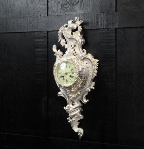 fig 1. Silver Cartel Wall Clock by Samuel Marti
