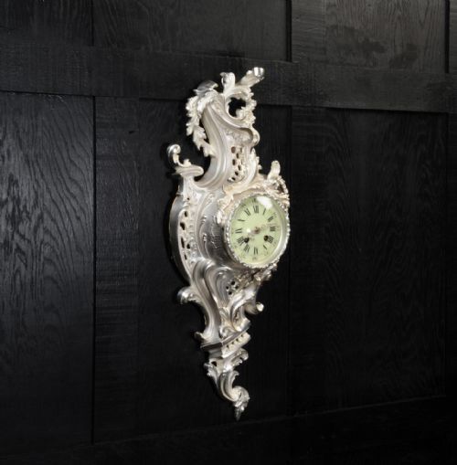 fig 2. Silver Cartel Wall Clock by Samuel Marti