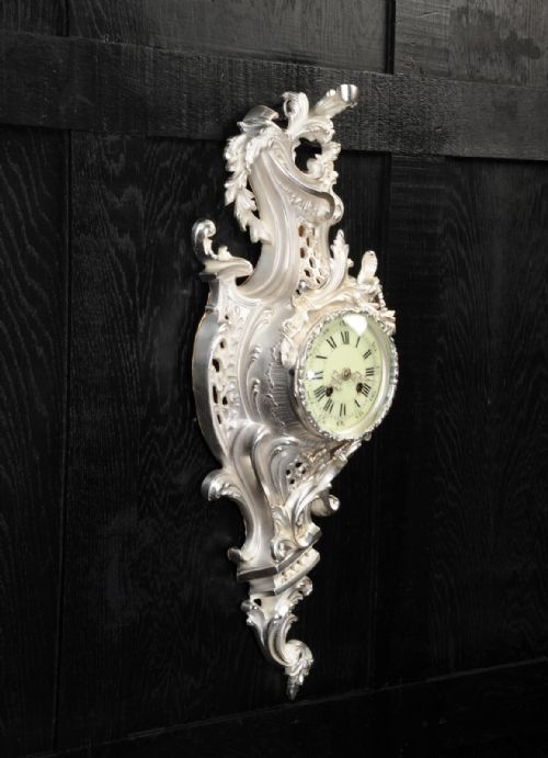 fig 3. Silver Cartel Wall Clock by Samuel Marti
