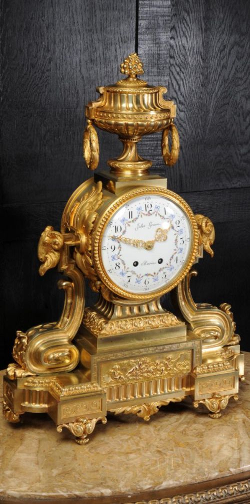 Magnificent Antique French Ormolu Clock ~ Jules Graux