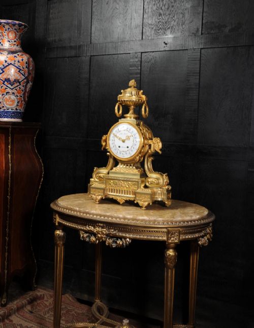 fig 2. Magnificent Antique French Ormolu Clock ~ Jules Graux