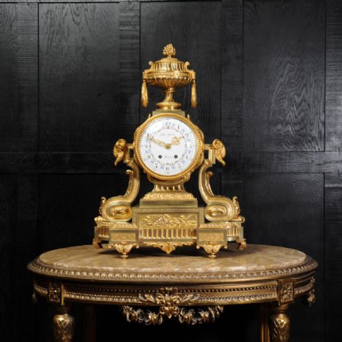 fig 3. Magnificent Antique French Ormolu Clock ~ Jules Graux