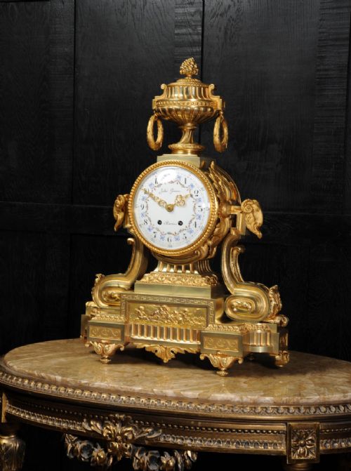 fig 4. Magnificent Antique French Ormolu Clock ~ Jules Graux