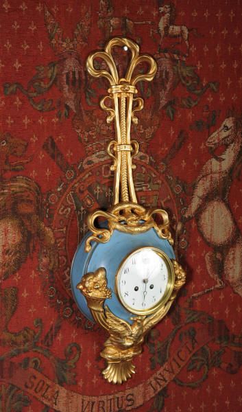 fig 2. Antique French Cartel Wall Clock
