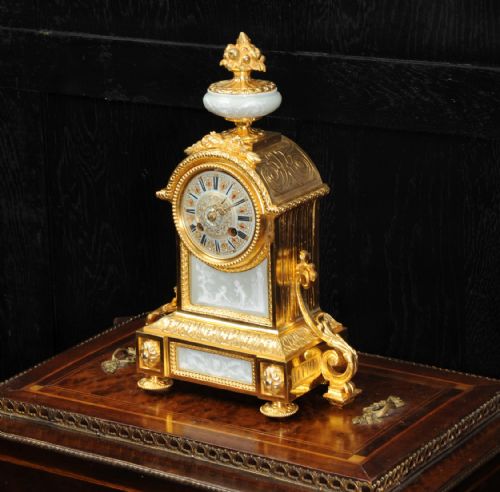 fig 2. Ormolu and Jasperware Boudoir Clock