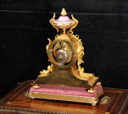 fig 6. Ormolu and Sèvres Porcelain Boudoir Clock by Achille Brocot