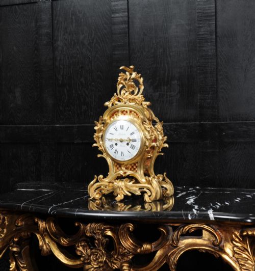 fig 2. Fine Ormolu Rococo Clock by Henry Lepaute (1800-1885)