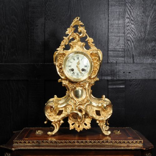 fig 1. Antique French Rococo Clock