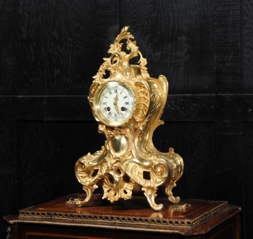 fig 2. Antique French Rococo Clock