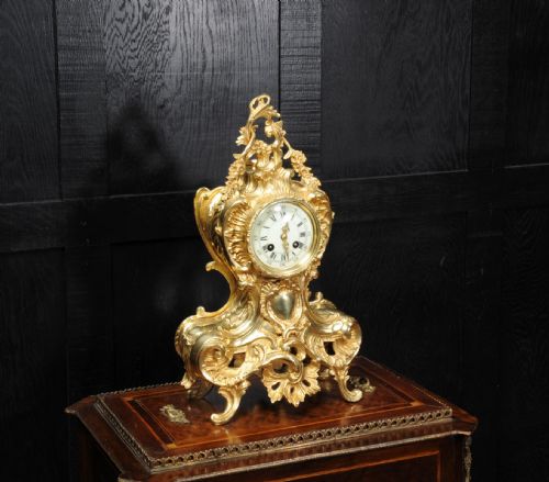 fig 3. Antique French Rococo Clock