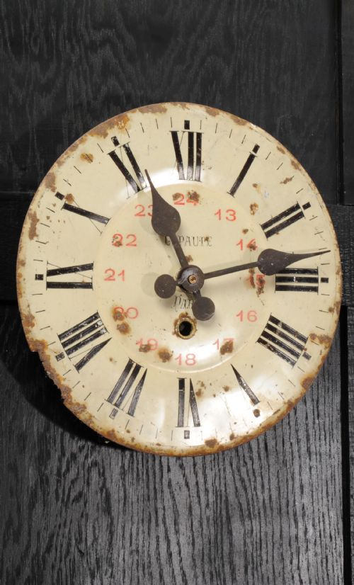 Antique French Clock Dial Face - Lepaute Paris - Industrial/railway