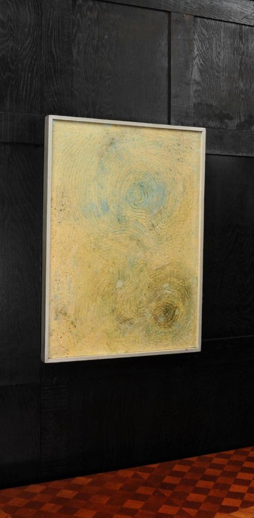 Original Mid Century Abstract Oil Painting by William Ernst Burwell, Frsa