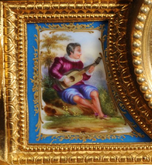 fig 7. Fine Ormolu and Sèvres Porcelain Clock by Raingo Frères and Henri Picard of Paris