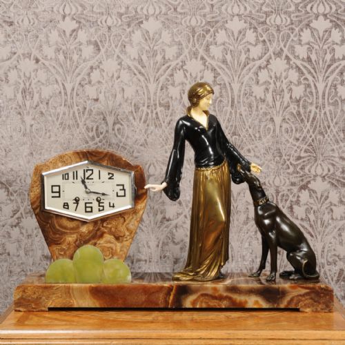 fig 3. Art Deco French Clock by Menneville (Ugo Cipriani, 1897 – 1960)