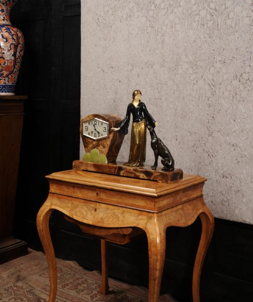 fig 5. Art Deco French Clock by Menneville (Ugo Cipriani, 1897 – 1960)